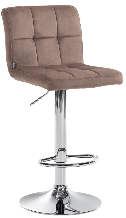 Scaun de bar Peru din catifea