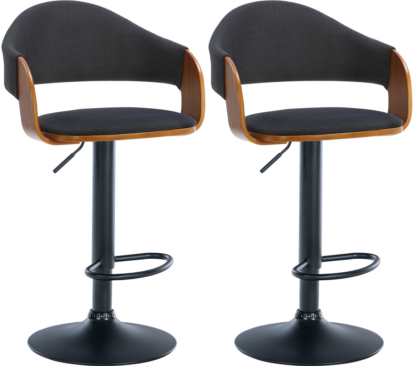 Set de 2 taburete de bar Nilse tesatura