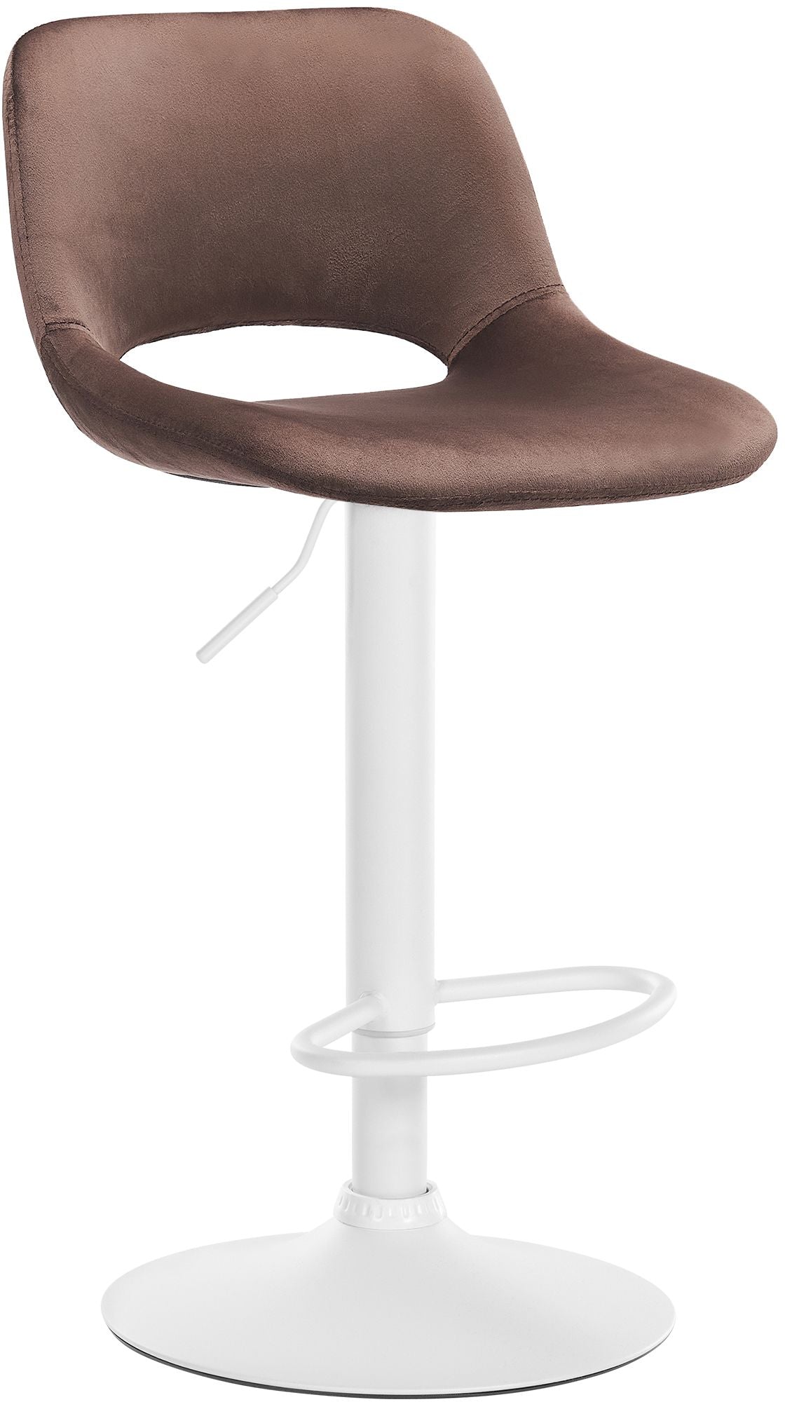 Taburet de bar din catifea Camden