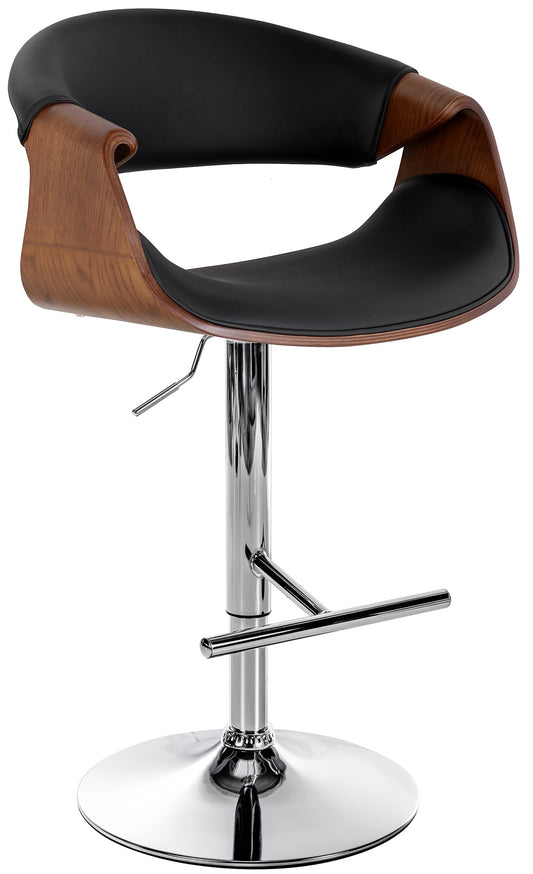Foley taburet de bar din piele artificială