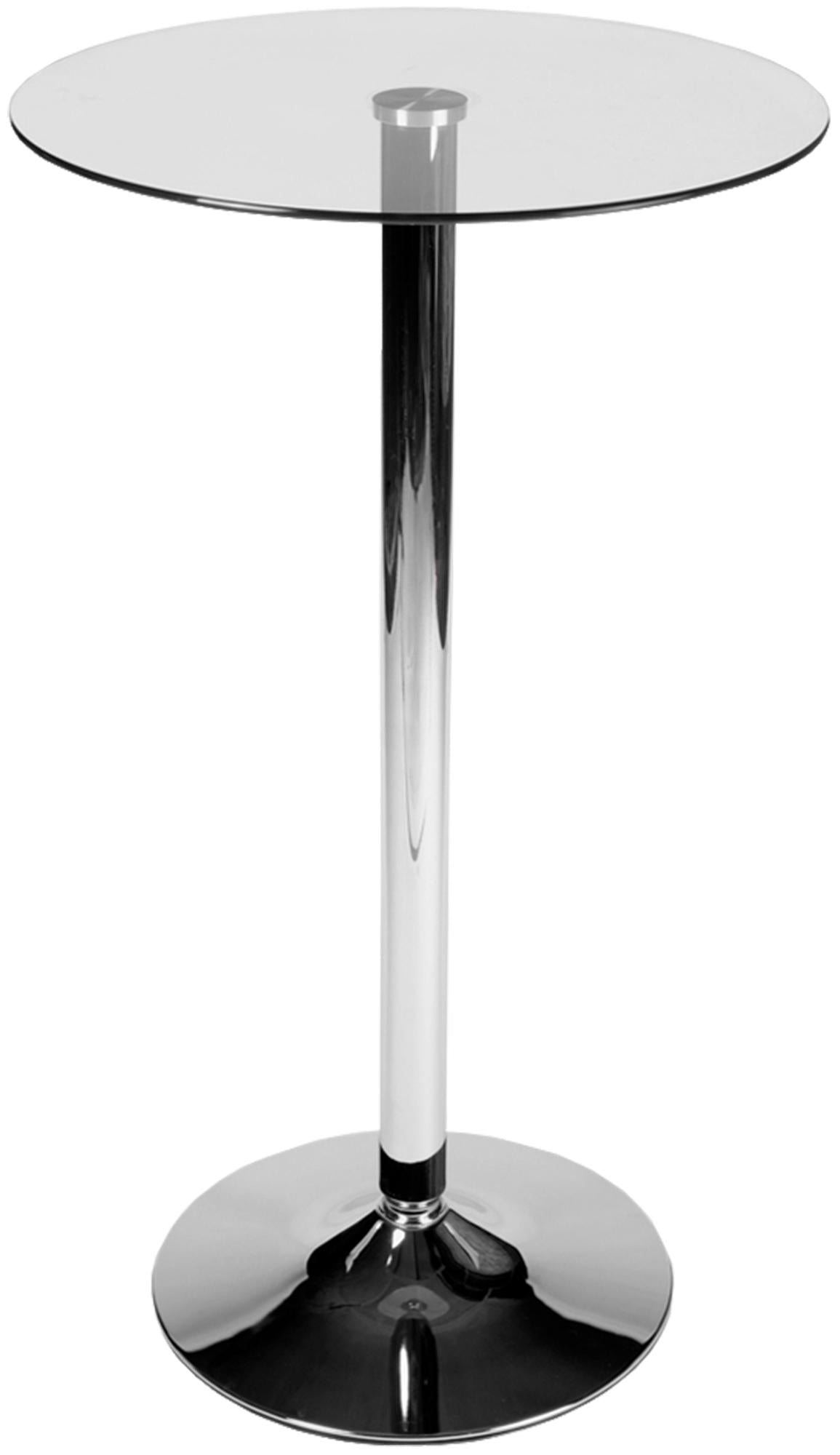 Masă de bar cu blat de sticlă