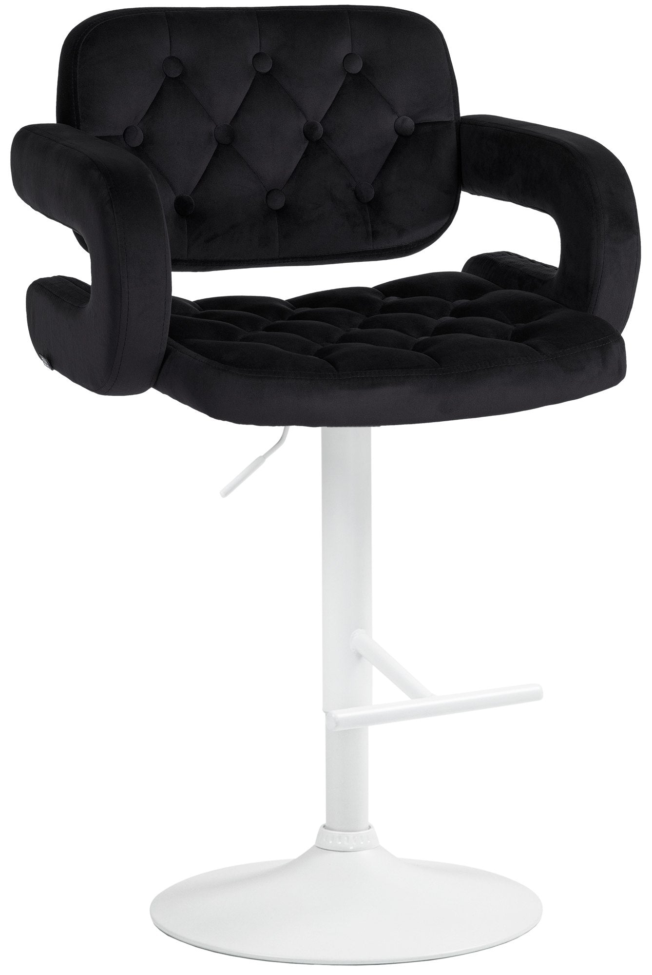 Taburet de bar din catifea Dublin