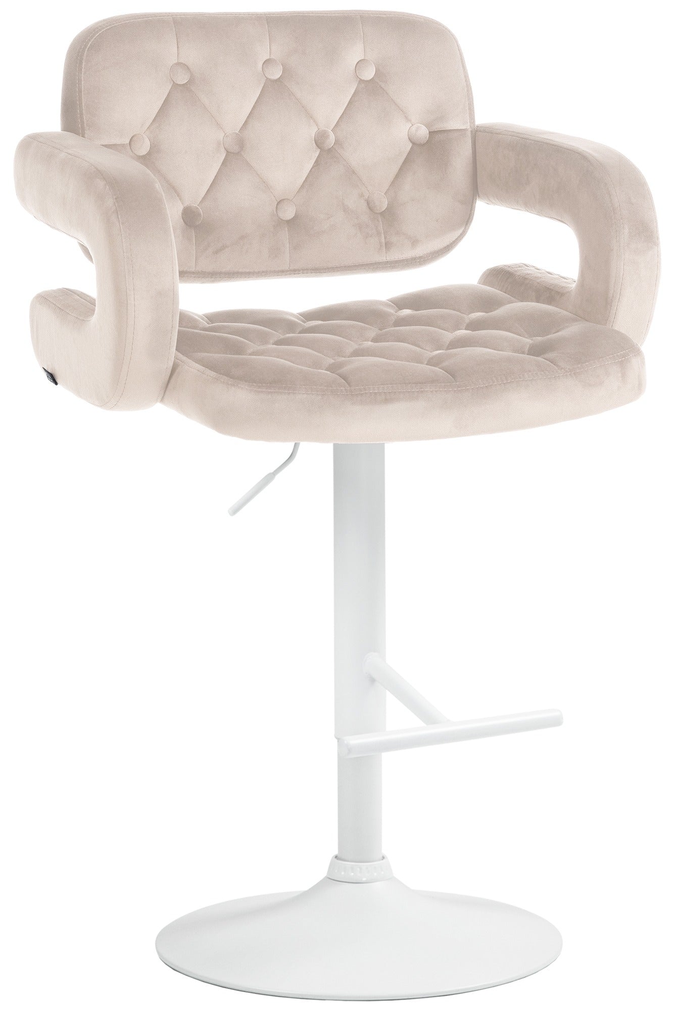 Taburet de bar din catifea Dublin