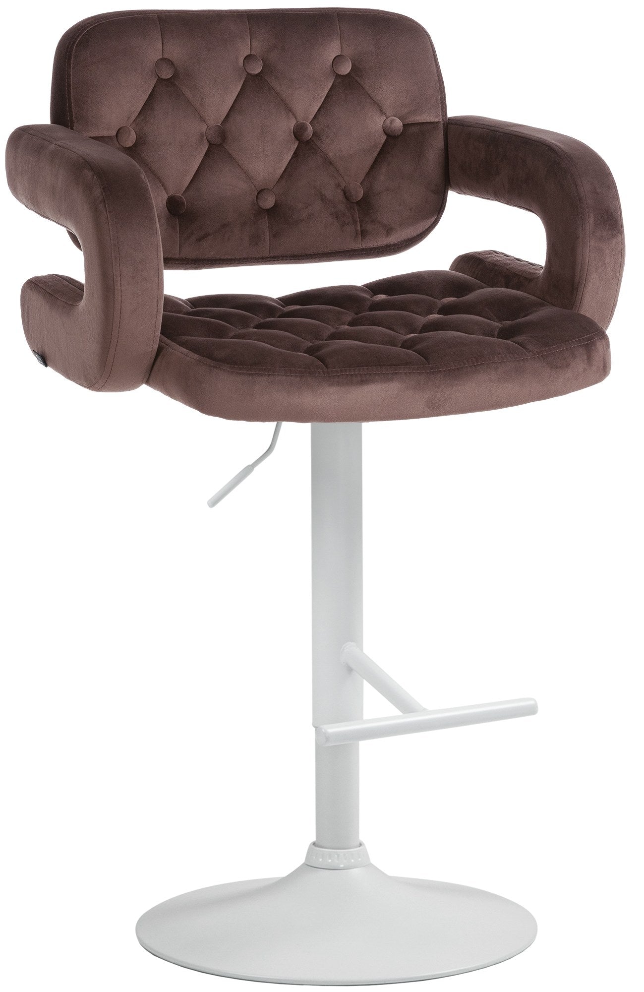 Taburet de bar din catifea Dublin