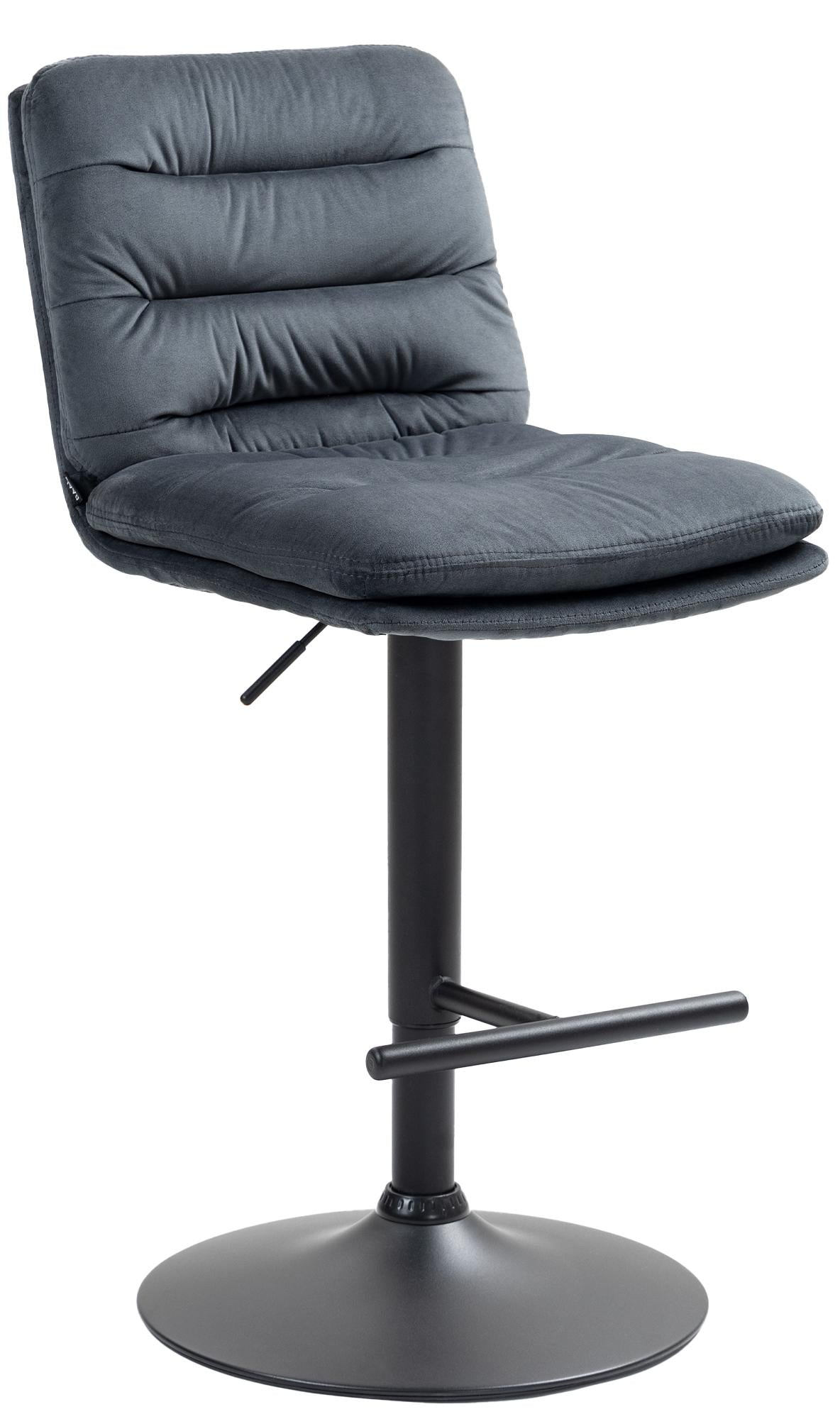 Taburet de bar Damar din catifea