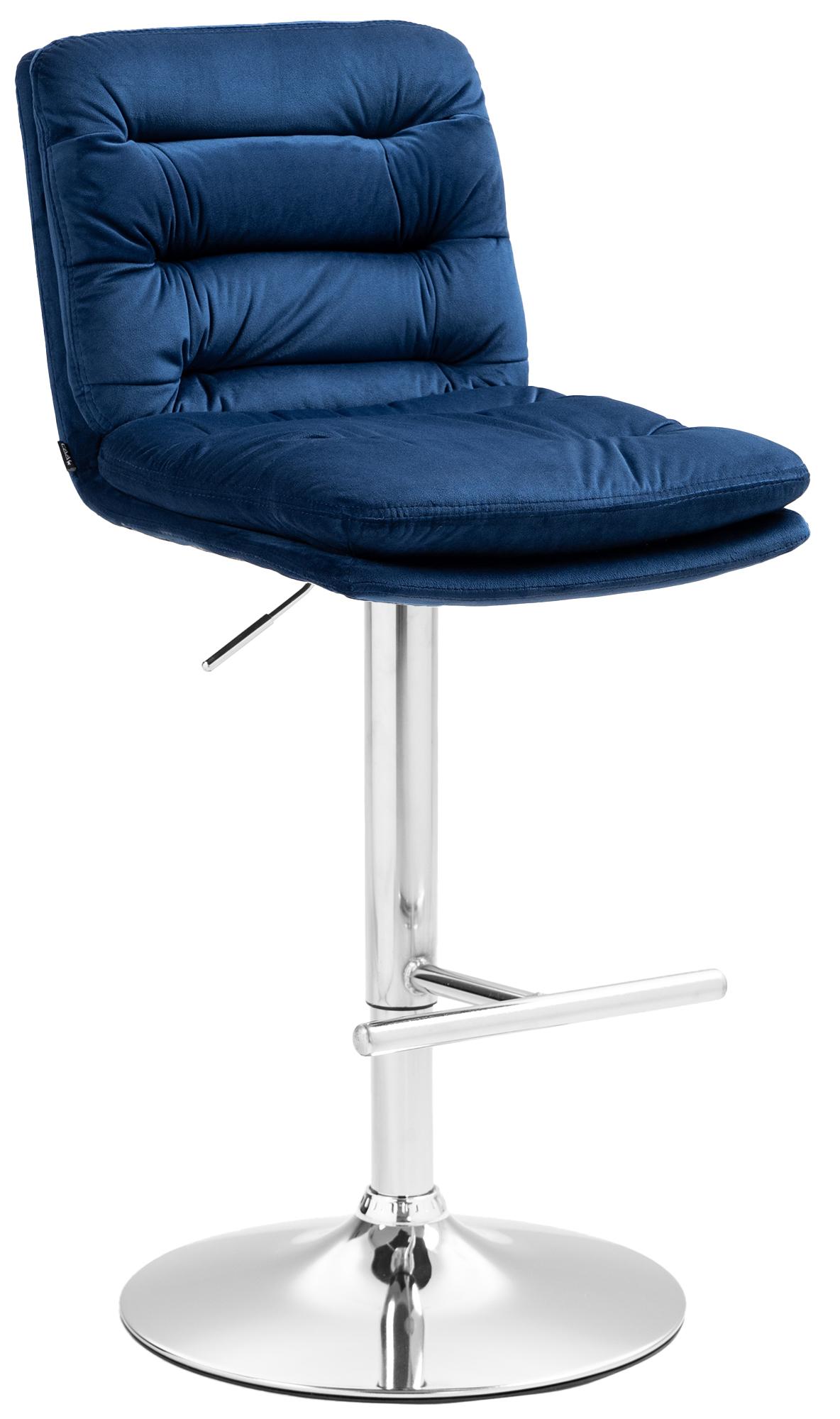 Taburet de bar Damar din catifea