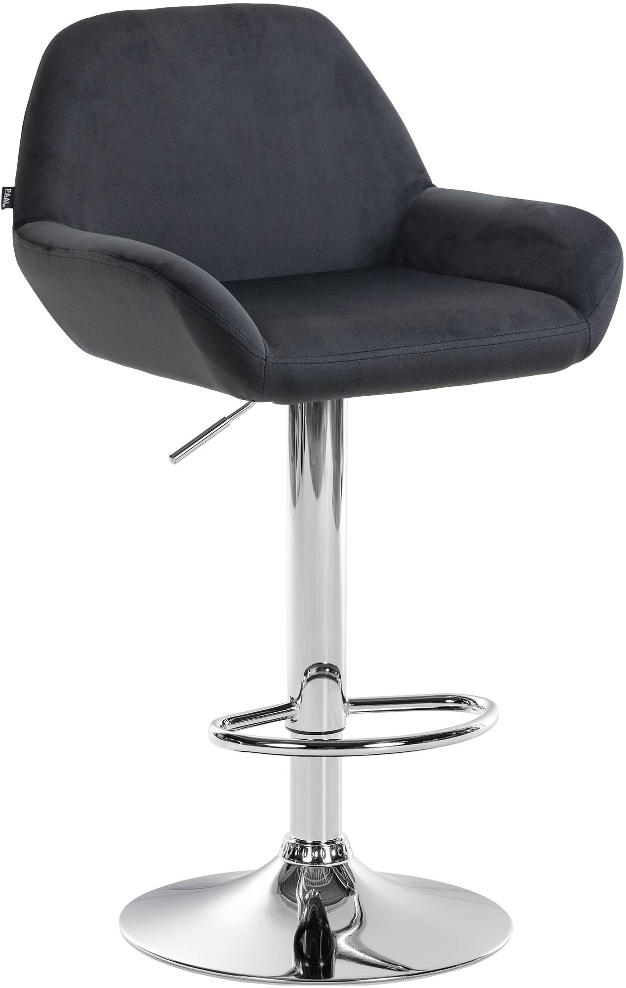 Taburet de bar din catifea Braga