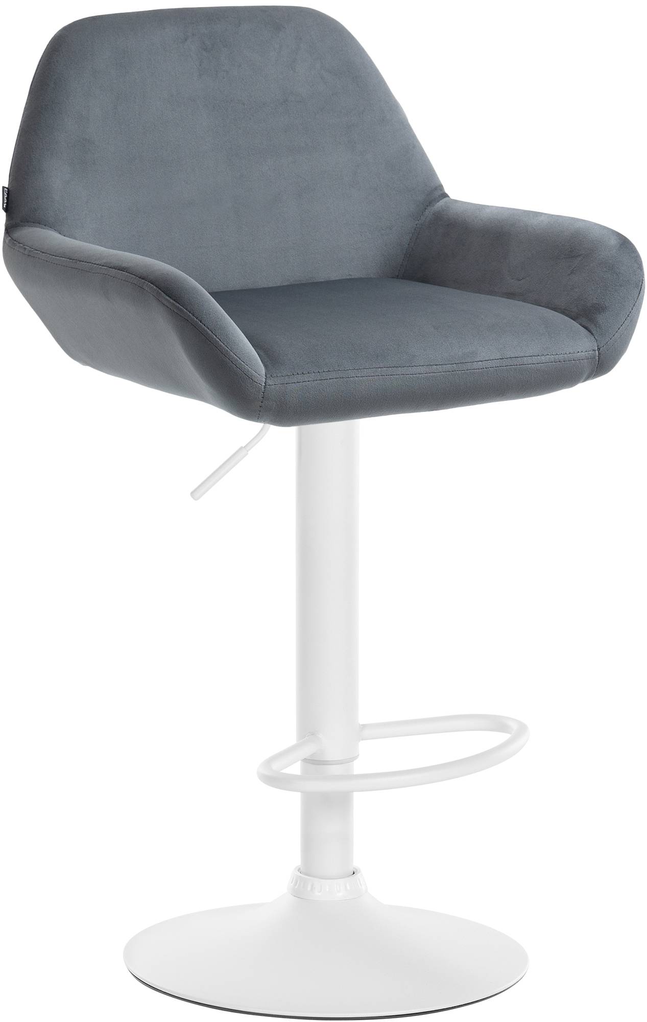 Taburet de bar din catifea Braga