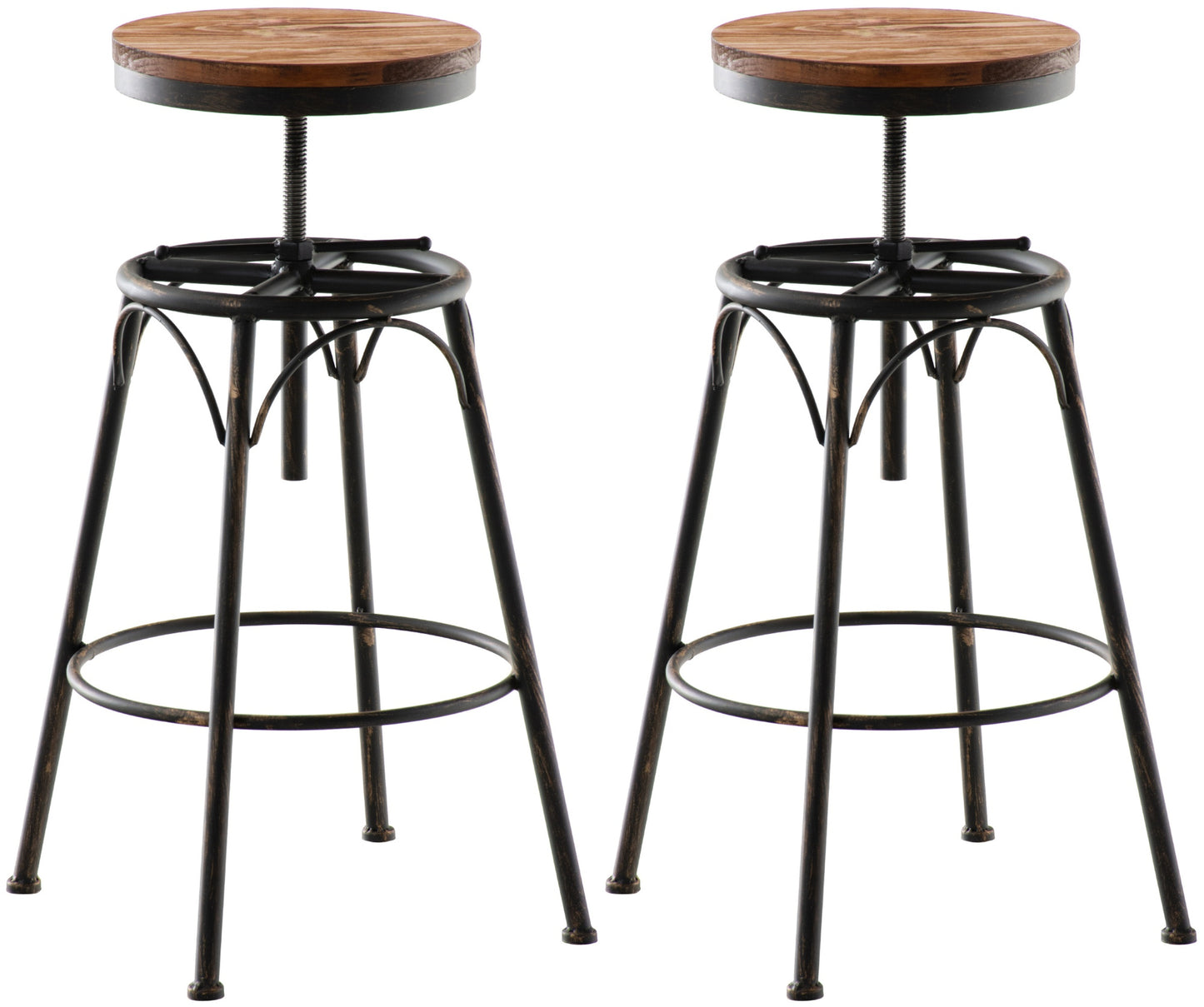 Set de 2 scaune de bar Beam