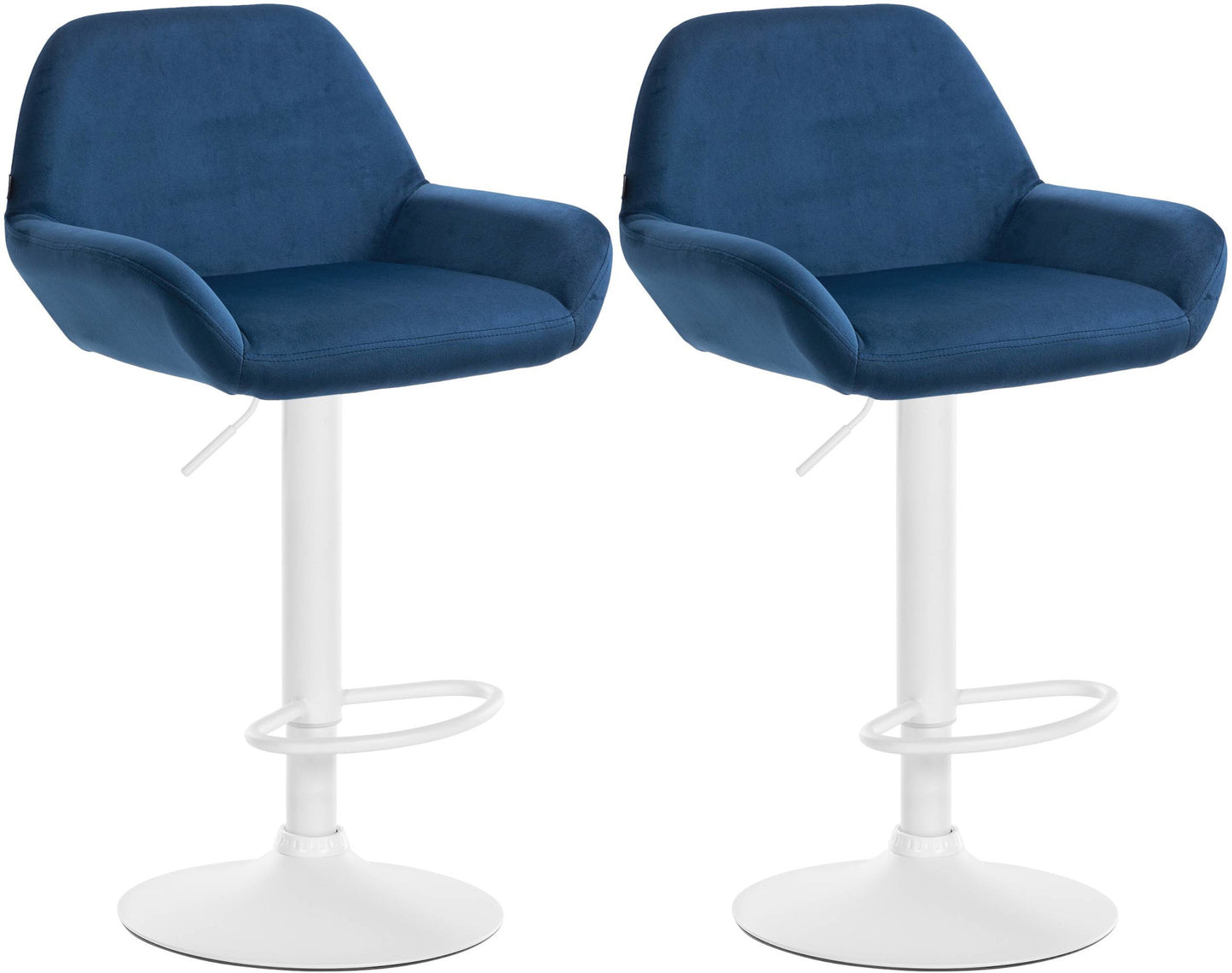 Set de 2 taburete de bar catifea Braga