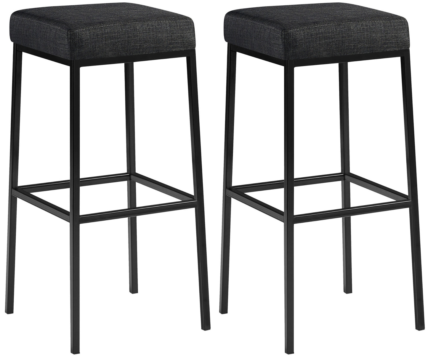 Set de 2 scaune de bar Montreal acoperire tesatura