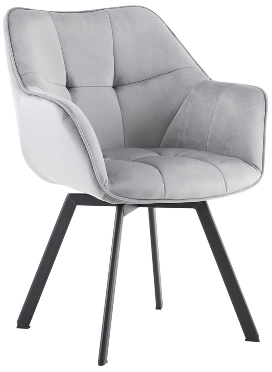 Scaun de sufragerie Jordi din catifea