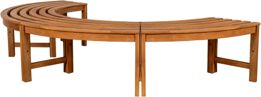 Bancă bărbătească semicirculară fără spătar 250 cm