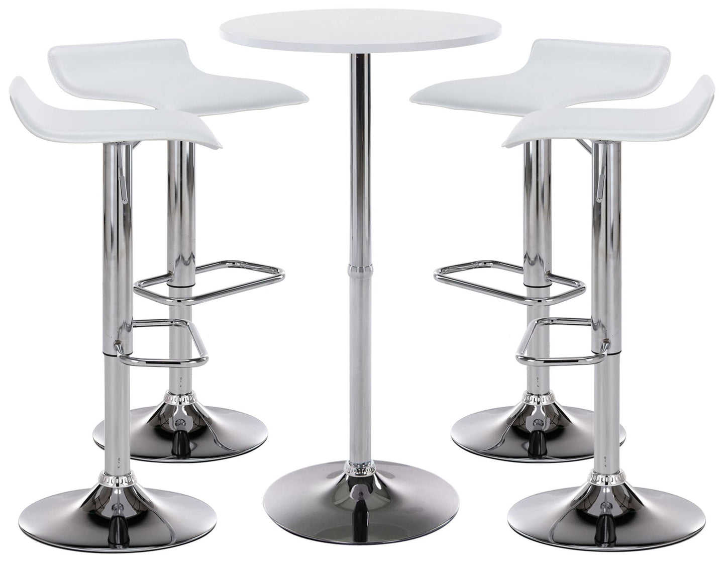Set masă de bar Esberg I 4 x scaune de bar 1 x masă înaltă