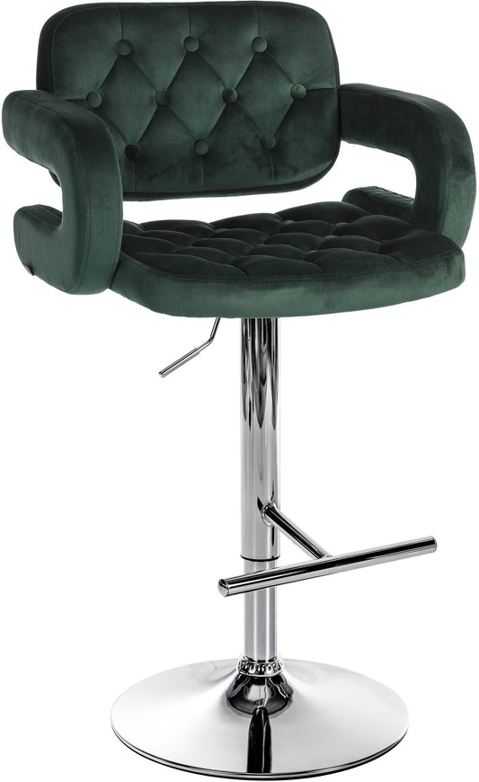 Taburet de bar din catifea Dublin