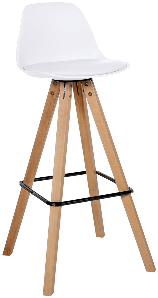 Taburet de bar Corbin imitație de piele Square