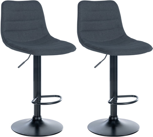 Set de 2 scaune de bar Lex tesatura