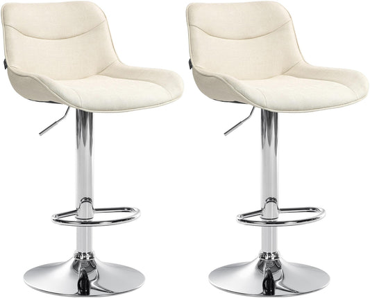 Set de 2 taburete de bar tesatura Vonore