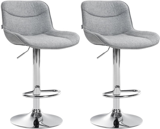 Set de 2 taburete de bar tesatura Vonore