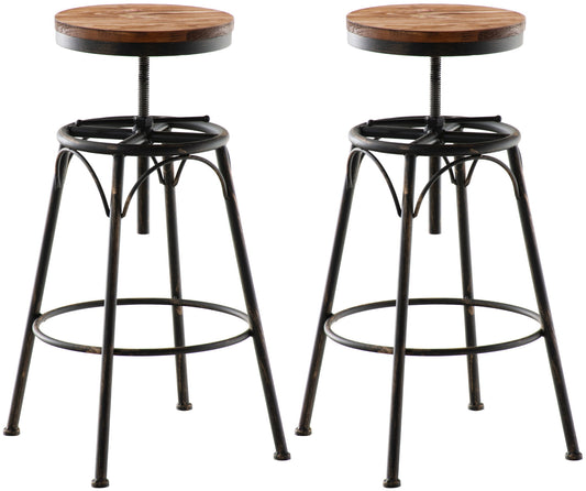 Set de 2 scaune de bar Beam