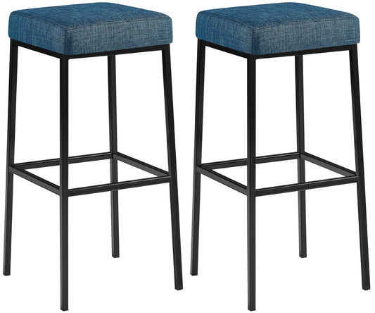 Set de 2 scaune de bar Montreal acoperire tesatura