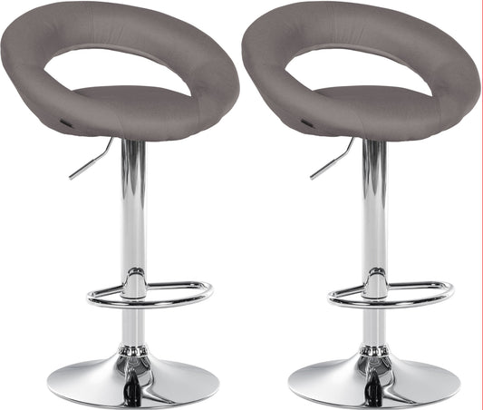 Set de 2 taburete de bar Olinda tesatura